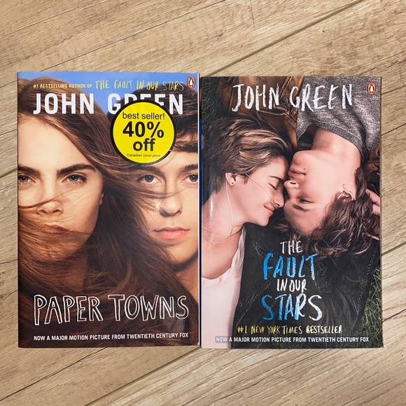 John Green Books (Paper Towns & The Fault in Our Stars) - Picture 1 of 1